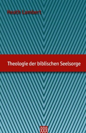 Dieses Buch ist einzigartig... Dr. Lambert schafft es auf wunderbare Weise, anhand von Fallstudien biblische Seelsorge mit jedem Bereich der Theologie auf sehr praktische Weise zu verbinden... Dieses Buch begeistert mich im Blick auf die Zukunft der biblischen Seelsorge. Jim Newheiser, Geschäftsführender Direktor des Instituts für Biblische Seelsorge und Jüngerschaft Mit Theologie der biblischen Seelsorge hat Dr. Heath Lambert einen bedeutenden Beitrag zur biblischen Seelsorge geleistet, indem er aufzeigt, wie gute Theologie sowohl Theorie als auch Praxis der christlichen Seelsorge beeinflussen muss. Jeder aufrichtige christliche Seelsorger sollte dieses Buch lesen und verinnerlichen! Dr. John D. Street, Vorsitzender des MABC Graduiertenprogramms bei The Master’s College and Seminary