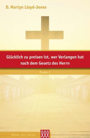 „Die Glückseligkeit des gerechten Menschen.“ Jeder ist auf der Suche nach dem Glück. Haben Sie es gefunden? Warum nehmen Sie sich nicht einen Moment Zeit, um innezuhalten, nachzudenken und über Ihre Beziehung zum Schöpfer und darüber nachzudenken, was er getan hat, um uns zu retten. Wir brauchen nicht weit zu gehen, um zu entdecken, dass die Menschen zur Zeit des Psalmisten auf der Suche nach Glück waren. Der Weg, es zu finden, bestand darin, den Weg der Rechtschaffenheit zu suchen. In diesem wunderbaren Buch enthüllt der bekannte Prediger die Geheimnisse des Glücks und des Lobpreises und definiert einmal mehr treu Gottes Wort, während er direkt zu den Herzen der Leser spricht. Die Leser von heute werden Antworten auf ihre Suche nach Antworten finden können.