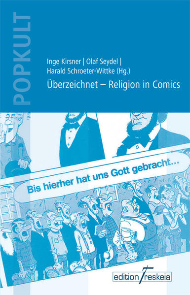 Die Zeiten, in denen Comics der Nimbus des Schmuddeligen anhaftete, vorbei. Zum Leidwesen der Zeichner existiert jedoch immer noch kein richtiger Markt für sie – obwohl jetzt auch in Großverlagen Reihen zu „Graphic Novels“ erscheinen. Zumindest der Marktplatz soll mit diesem Band vergrößert werden, in verschiedenste Beiträge Religion auf den Panels und zwischen ihren Rinnsteinen aufspüren: von Cages über Dagobert Duck und Lucky Luke bis Hellsing, von Peanuts über Preacher bis zu Spiderman und Superman.