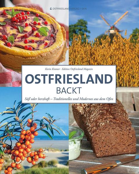 Ostfriesland backt Süß oder herzhaft - Traditionelles und Modernes aus dem Ofen Ostfriesentorte, Knüppelkuchen, Speckendicken, Neujahrskuchen und Schwarzbrot: Ostfriesland ist reich an Backtradition. Nach „Ostfriesland kocht“ präsentiert der Ostfriesland Verlag das neue Standardwerk „Ostfriesland backt“. Über hundert Rezepte für süßes und pikantes Gebäck machen Lust auf Backen. Leckere Torten und Kuchen, herzhafte Brote, Tartes und Waffeln - Hauswirtschaftsmeisterin Karin Kramer zeigt, wie es geht. Das Team der Fotoredaktion hat die ostfriesischen Spezialitäten auf ihrem Hof in Westoverledingen ins rechte Licht gerückt. Dank einfacher Rezepte gelingt deren Zubereitung auch Ungeübten. Auch gibt Karin Kramer wertvolle Küchentipps und Ideen für Geschenke aus der heimischen Backstube. Als weitere Zutat enthält „Ostfriesland backt“ jede Menge Lesestoff: Reich bebilderte Geschichten erzählen von Sanddornanbau und -ernte, von alten ostfriesischen Apfelsorten, von historischen Neujahrskuchen-Eisen, von glücklichen Auricher Hühnern und vielem mehr. Ostfriesland backt - backen Sie mit!