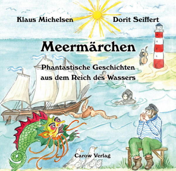 Märchen von Prinzessinnen und Feen, bösen Stiefmüttern und allerlei Tieren gibt es zuhauf. Von Märchen die in verwunschenen Wäldern spielen, hat sich das vorliegende Märchenbuch von Klaus Michelsen emanzipiert. Stattdessen steht das Meer und die Erlebnisse der Menschen im und ums Meer im Vordergrund. Von den klassischen Märchensettings gibt es nur sprechende Tiere, Magie und Zauberkräfte, aber auch auf real existierenden Inseln passiert allerlei märchenhaftes. Wer Klaus Michelsens Musikmärchen geliebt hat, der wird auch in diesem Buch fündig, denn einige der Märchen vom Meer sind auch gleichzeitig Märchen, wo Musik eine tragende Rolle hat. Eine amüsante Anspielung auf die erfolgreichste Oper von Dvo?ák und sprechende Namen zeugen erneut vom Einfallsreichtum des Autors. Von einem Fischer der auszieht seinen Sohn zu retten wird hier erzählt. Und auch von einer Möwe die keine Möwe ist, einer versunkenen Stadt, Männern ohne Schatten die aus ungeahnter Quelle Hilfe erfahren, von Leuchttürmen und der Erfindung der Warften berichtet das Buch. Besonders eindrucksvoll sind die Märchen, in denen große Hilfsbereitschaft und Zusammenhalt einem König zurück nach Hause helfen oder einem Schiff eine gut eingespielte Crew bescheren und sogar die Kommunikation mit den Walen im Meer ermöglichen. Doch auch ganz ungewöhnliche Märchen finden sich, etwa das vom Öcknöck, Tuuli der Hauptmannstochter, sowie dem Fischer im Andersland. Und was macht eigentlich eine Gans in einem Fuchsbau? Diese und noch weitere zeitlose Märchen sind hier alle versammelt und zeugen von der wunderbaren und unerschöpflichen Gedankenwelt ihres Autors Klaus Michelsen, der hier insgesamt siebzehn Märchen aus seiner unglaublichen Bandbreite ausgewählt hat. Ein ganz zauberhaftes Buch, wunderschön und herzerwärmend illustriert von der meisterhaften Dorit Seiffert. Hardcover, 21 x 21 cm, 196 Seiten mit 109 überwiegend ganzseitigen farbigen Illustrationen und Lesebändchen für Kinder ab 6 und für alle die das Meer und die Musik lieben