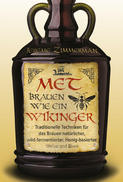 Entdecken Sie zusammen mit Jereme Zimmerman, Siedler und Farmer, Brau-Enthusiast und selbsternannter „Yeti Wikinger aus den Appalachen“, die Geheimnisse des Met-Brauens der alten Nordmänner. In seinem Buch „Met brauen wie ein Wikinger“ zeigt uns der Autor, wie wir die traditionelle Nordische Kultur und ihre Met-Rituale durch eigenes Ausprobieren beim Brauen und bei der Auswahl der Aromen wieder aufleben lassen können. Ob Sie gerade mal mit dem Hobbybrauen angefangen haben oder sich auf der Suche nach neuen Anregungen für Ihre eigenen Brau- und Gärtechniken befinden: Dieses Buch wird Ihnen dabei helfen, Ihren Met mit einer Note wilder Echtheit und Individualität zu brauen - von süßen, halbsüßen, trockenen Meten, Fruchtmeten und Gewürzmeten, bis hin zu Honigbieren, Grog und vielem mehr. Das Buch gibt Ihnen darüber hinaus auch weiter reichende Informationen an die Hand: ◊ Welche Bedeutung regionale und unpasteurisierte Honigsorten für Geschmack und Gesundheit haben