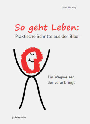 Mit konkreten Empfehlungen und erprobten Tipps regt dieses Buch zum Christsein heute an. Schritt für Schritt bringt es in Bewegung-vom Sitzen bis zum Ankommen-, mit anschaulichen Alltags-Beispielen und bestärkenden Bibel-Belegen. Autor Heinz Hecking, diplomierter Sparkassen-Betriebswirt, hat als langjähriger Berater und Trainer von Führungskräften erstaunliche Erfahrungen mit Ratschlägen aus der Bibel gemacht. Er möchte mit seinem Buch lebenspraktische Antworten zu Glaube und Kirche in turbulenten Zeiten geben und enttäuschte Christen für einen erneuten Aufbruch begeistern.