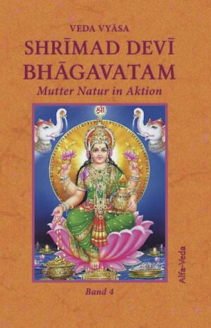 Der 4. Band beschreibt unter anderem die vielfältigen Erscheinungsformen der Dev? als Durg?, Lakshm?, Sarasvat?, G?yatr?, R?dhik?, Gang?, Tulas?, Manas?, Shashth?, Mangala Chandik?, K?l? und andere. Auch die Entstehung der verschiedenen Kräfte (Shaktis) der Natur (prakriti) wird ausführlich beschrieben. Unter den spannenden Geschichten in Band 4 ist insbesondere die Erzählung von Shankhach?da hervorzuheben, der durch einen „kosmischen Unfall“ seinen Status in Vaikuntha, der Welt der Einheit, verliert und ihn erst nach vielen Irrungen und Wirrungen wiedererlangt.