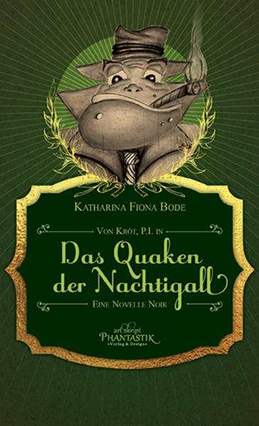 Als seine alte (1) Mutter ihm ein Glas Schleim vom heimatlichen Moor schickt, ahnt P.I. Von Kröt noch nicht, wie viel Zeit und Pflege so ein Schlamm in Anspruch nehmen kann, und das obwohl er gerade bis zu den Schwimmhäuten in einem besonders schwerwiegenden Fall von Betrug feststeckt. Der Falschhandel mit Grannies hausgehäkelten Platzdeckchen boomt in seiner Heimatstadt Grim City und führt den ausgebufften Moorleichenkröter bei seinen Ermittlungen tief in einen Sumpf aus Gasen, in dem auch ein alter Erzrivale aus Quappentagen lauert. Hat er genug Herz für diesen Job oder muss er sich erst eines züchten lassen? Und warum scheint eigentlich jeder in der Stadt völlig vernebelt zu sein? Von Kröt, P.I. in seinem bislang schwersten Fall, der ihn neben Ruf und Karriere vielleicht sogar das wichtigste kosten könnte, das er je hatte