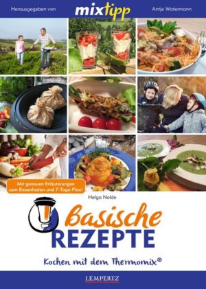 Wenn unser schnelllebiger Alltag unserem Körper zusetzt, dann reagiert er mit einer Übersäuerung. In Mixtipp: Basische Rezepte haben wir zusammen mit der Heilpraktikerin Helga Nolde über 40 leckere basische Rezepte für den Thermomix zusammengestellt, die dir helfen, deinen Säure-Base-Haushalt im Körper wieder ins Gleichgewicht zu bringen - und wenn du eine Base-Fasten-Kur nach unserem 7-Tage-Plan einlegst, kannst du auch noch bis zu vier Kilo abnehmen, ohne dabei zu hungern!