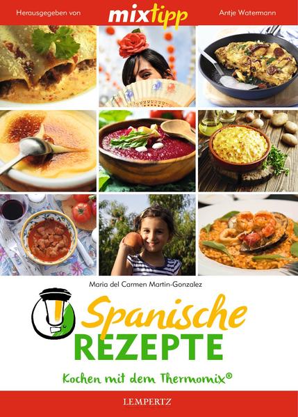 Du hast Lust auf eine kulinarische Reise durch die Regionen Spaniens? Dann ist dieses Buch genau das Richtige für dich! Entlang der spanischen Küste über die Balearen und Kanaren führt die Reise durch Andalusien, Galizien, Katalonien und das Baskenland. Die gebürtige Spanierin Maria del Carmen Martín-Gonzáles stellt hier zusammen mit dem Team MIXtipp die besten Rezepte ihrer Heimat vor. Inspiriert von den vielfältigen, köstlichen Lebensmitteln und der spanischen Gemütlichkeit ist eine Rezeptsammlung bestehend aus diversen Tapas, Suppen und Eintöpfen, Hauptgerichten, Dips, Desserts und Gebäck entstanden. Eben Spanien, wie es leibt und lebt! Und das Beste: Maria del Carmen Martín-Gonzáles hat alle Rezepte auf den TM 31 und TM 5 umgeschrieben.