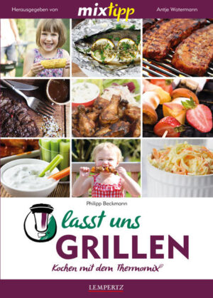 25°C im Schatten - lasst uns grillen! Und mit diesem Buch wird das Barbecue garantiert noch leckerer! Hier hat Philipp „Grill-Phil“ Beckmann seine besten Grillrezepte und Grilltipps zusammengestellt - von Chicken Wings über Forellenfrikadellen bis zu den köstlichen MIXtipp-Ribs ist alles dabei, was das Herz jedes Grillfans höherschlagen lässt. Dafür, dass Steaks und Koteletts erst so richtig gut schmecken, sorgen abwechslungsreiche Marinaden - von der Altbier-Marinade bis zur andalusischen Gewürzmischung. Kresse-Dip und Feta-Aufstrich geben köstlichen Beilagen wie Zwiebel-Focaccia und Stockbrot den Extra-Kick. Egal, ob du es scharf, mild oder fruchtig magst: Mit Sweet Onion-Apricot-Sauce, Knoblauchsauce und Curry spezial findest du auf jeden Fall etwas ganz nach deinem Geschmack! Und wenn du mal eine Pause vom Grillfleisch brauchst, lass dich von Salaten wie dem sommerlichen Walnusssalat und Kentucky Coleslaw verführen. Mit dem TM 5 oder dem TM 31 kannst du alles ganz leicht zubereiten - so kannst du noch mehr Zeit am Grill genießen.