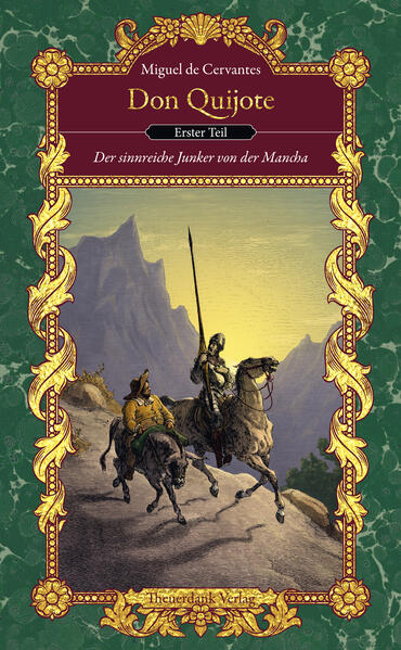 In der spanischen Mancha im ausgehenden 16. Jahrhundert verliert sich ein verarmter Junker in der Literatur fantastischer Ritterromane. Benebelt von den Geschichten beschließt er schließlich, selbst als fahrender Ritter Don Quijote auszuziehen und den vergangenen Taten seiner Helden nachzueifern. In Begleitung des Bauern Sancho Panza als sein Knappe sucht er auf staubigen Landstraßen nach Abenteuern. Sein verwirrter Geist lässt ihn dann auch tatsächlich in Windmühlen gewaltige Riesen, in Schafherden gegnerische Heere und in Schenken herrliche Kastelle erkennen, was ihn in grotesk komische Situationen stürzen lässt. In der »Bibliothek der schönsten Klassiker« erscheinen ausgewählte Romane der Weltliteratur. Hierfür wurden bewährte Übersetzungen umfangreich überarbeitet, um das beste Lesevergnügen zu bieten.