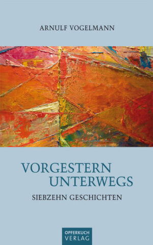 Arnulf Vogelmann erzählt von einer Fahrt mit der Eisenbahn in den letzten Kriegstagen zu den Großeltern, die am Bahnhof auf den vaterlos gewordenen Enkel warten… Von einem Tag in seinem Berufsleben, an dem er sich entscheiden musste, ob ihm sein Gesicht im Spiegel noch gefällt. Zwei- oder dreimal mit den Augen blinzeln, mehr Zeit hatte er dafür nicht... Wie er als alter Mann ins Val Roseg wandert. Dort sitzt er träumend auf dem abgesägten Stumpf einer einstmals stolzen Lärche, um glücklich zurück zu gehen, hinaus aus der Einsamkeit, dorthin, wo Häuser stehen, wo Menschen sind und Autos fahren... ...und vieles mehr in den siebzehn Geschichten.