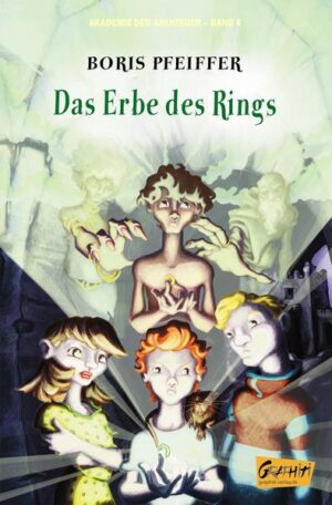 „Die Stadt galt als uneinnehmbar. Aber mir und meinen Mannen waren sie nicht gewachsen, diese ach so unbezwingbaren Mauern. Ich musste ja nur dem Weg des Wassers folgen. Ich kannte die Quelle unterhalb der Stadt. Und ich wusste, dass das Wasser die Mauern durch einen unterirdischen Tunnel passiert. Merke dir das, mein Sohn! Die Städte liegen immer auf den Hügeln. Das lebensnotwendige Wasser aber entspringt in den Quellen im Tal. So hat Gott es gemacht und so können Könige es nutzen.“ Stolz blickte der alte König seinen Sohn an. Aber der schwieg. Das Kriegshandwerk scheint dem jungen Königssohn nicht zu gefallen. Rufus, Filine und No, die Lehrlinge der AKADEMIE DER ABENTEUER, stoßen mitten hinein in die gefährlichen Ereignisse um den jungen König, der nicht König sein will. Gleichzeitig mit der historischen Flut bricht innerhalb der Mauern der Akademie ein Machtkampf aus. Und bald ringen Rufus, Filine und No, die Bisamratte Minster, ein weiser Ratgeber, die machtgierige Coralia, Rufus’ geldgierige Mutter, der Anführer einer Räuberbande, eine verruchte Königin, ein schlauer Magier und die Lehrlinge und Meisterinnen und Meister der Akademie um DAS ERBE DES RINGS