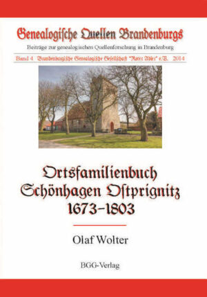 Ortsfamilienbuch der Gemeinde Schönhagen