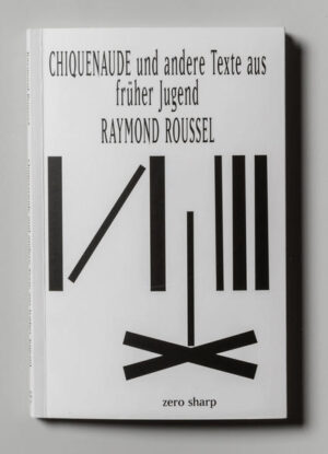 „Keines meiner Werke befriedigte mich außer Chiquenaude“, erklärte Raymond Roussel in seinem 1935 posthum erschienenen Werk Wie ich einige meiner Bücher geschrieben habe rückblickend auf seine schriftstellerischen Anfänge. Diese im symbolischen Jahr 1900 veröffentlichte Erzählung liegt nun mit sieben weiteren Texten aus Roussels Jugendzeit erstmals in deutscher Übersetzung vor. Es handelt sich um so heitere wie zugleich doppelbödige Prosaminiaturen, die nach Roussels schwerer psychischer Krise von 1897 entstanden sind und die von seiner intensiven Suche nach neuen Möglichkeiten des Schreibens zeugen. In ihnen bringt Roussel zum ersten Mal sein später berühmt gewordenes 'Verfahren' zur Anwendung, eine Schreibtechnik, die aus der minimalen Differenz zweier fast gleich lautender Sätze, die Anfang und Ende einer Erzählung bilden, deren Handlung entwickelt. Eine Fallstudie des Psychiaters Pierre Janet sowie ein Nachwort und eine Chronik erlauben es, sich mit dem Dichter, Schriftsteller, Millionär, Schachtheoretiker und Weltreisenden Raymond Roussel vertraut zu machen, dessen Einfluss auf die moderne Literatur und bildende Kunst gar nicht überschätzt werden kann.