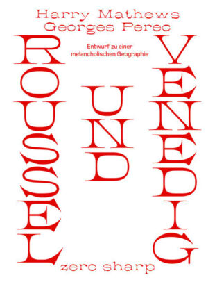 Raymond Roussel war für Harry Mathews und Georges Perec ein entscheidender Einfluss. Sie bewunderten seine karnevaleske Schreibweise, sein raffiniertes Spiel mit dem Kanon, seine Vermischung von historisch Beglaubigtem und rein Fiktivem. Die ursprünglich zu seinem hundertsten Geburtstag erschienene Studie, die sie ihm widmeten, ist jedoch mehr als nur eine Hommage: ein zwischen Philologie und Parodie, Wahrheit und Fiktion schwebendes Geflecht von Bezügen und Anspielungen, in dessen Zentrum ein hypothetisches Theaterstück Roussels steht. Die Topographie von Venedig, so argumentieren die beiden Autoren, könnte dem Aufbau von Roussels Büchern zugrunde liegen: als Erinnerung und geheime Metonymie eines Verlustes, als Spur eines unmöglichen Begehrens. Aber jede Deutung ist ein Effekt des Textes, und Venedig könnte ebenso gut eine Erfindung Roussels sein: „Es gibt kein Geheimnis Roussel, sein Werk stellt kein zu lösendes Rätsel dar