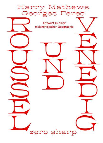 Raymond Roussel war für Harry Mathews und Georges Perec ein entscheidender Einfluss. Sie bewunderten seine karnevaleske Schreibweise, sein raffiniertes Spiel mit dem Kanon, seine Vermischung von historisch Beglaubigtem und rein Fiktivem. Die ursprünglich zu seinem hundertsten Geburtstag erschienene Studie, die sie ihm widmeten, ist jedoch mehr als nur eine Hommage: ein zwischen Philologie und Parodie, Wahrheit und Fiktion schwebendes Geflecht von Bezügen und Anspielungen, in dessen Zentrum ein hypothetisches Theaterstück Roussels steht. Die Topographie von Venedig, so argumentieren die beiden Autoren, könnte dem Aufbau von Roussels Büchern zugrunde liegen: als Erinnerung und geheime Metonymie eines Verlustes, als Spur eines unmöglichen Begehrens. Aber jede Deutung ist ein Effekt des Textes, und Venedig könnte ebenso gut eine Erfindung Roussels sein: „Es gibt kein Geheimnis Roussel, sein Werk stellt kein zu lösendes Rätsel dar