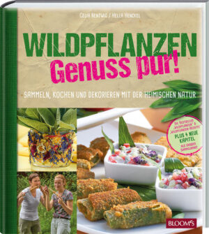 Nach den großartigen Erfolgen der beiden Erstlingswerke „Wildpflanzen - Köstliche Rezepte, essbare Dekorationen und Geschenkideen“ sowie „Meine neuen Wildpflanzen-Rezepte mit vielen Deko-Ideen“ kommt auf vielfachen Wunsch nun das große Buch der Wildpflanzengenussküche! Die Erfolgsautorin und Wildkräuterpädagogin Celia Nentwig fasst dabei gemeinsam mit der Herausgeberin und Fachjournalistin Hella Henckel die erfolgreichen und beliebten Rezepte und Ideenanregungen in einem Band zusammen und ergänzt sie um vier weitere, neue und besondere Wildpflanzenkapitel: Schafgarbe, Brombeere, Marone sowie Pappel. Den Liebhabern des Wildkräutersammelns und -genießens werden damit 25 verschiedene heimische Pflanzen vorgestellt, jeweils mit exakten Beschreibungen zum sicheren Erkennen in der Natur, den erprobten und gleichermaßen raffinierten Rezepten, die sich einfach und schnell nachkochen lassen, sowie pfiffigen Dekoideen. Hinzu kommt das Sonderkapitel „Essbare Blüten“ mit vielen Anregungen zu genießbaren und leckeren Blütengenüssen sowie ein Sammelkalender mit den jeweiligen Sammelsaisons der einzelnen Pflanzen im Jahresverlauf. Koch-, Pflanzen- und Outdoorfans, aber auch Ungeübte und diejenigen, die sich bislang in der Natur weniger auskannten, werden begeistert sein!