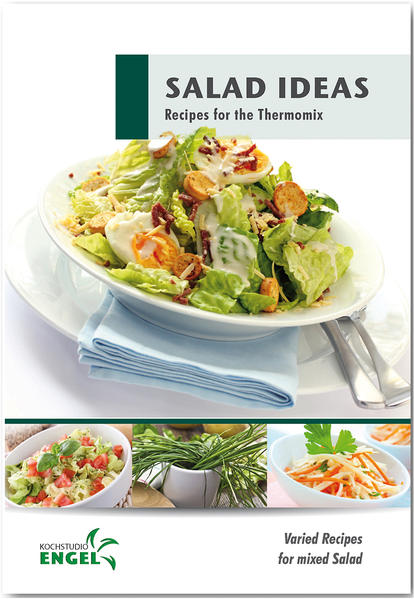 Recipe booklet "salad ideas" for the Thermomix: - its for Thermomix TM6 - TM5 and for Thermomix TM31 - High quality offset printing in color - DinA5-position stapling with 60 pages - No original Vorwerk