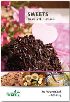 Recipe booklet "sweets" for the Thermomix: - its for Thermomix TM6 - TM5 and for Thermomix TM31 - High quality offset printing in color - DinA5-position stapling with 60 pages - No original Vorwerk