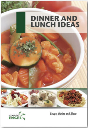 Recipe booklet "Dinner and Lunch Ideas" for the Thermomix: - its for Thermomix TM6 - TM5 and for Thermomix TM31 - High quality offset printing in color - DinA5-position stapling with 60 pages - No original Vorwerk