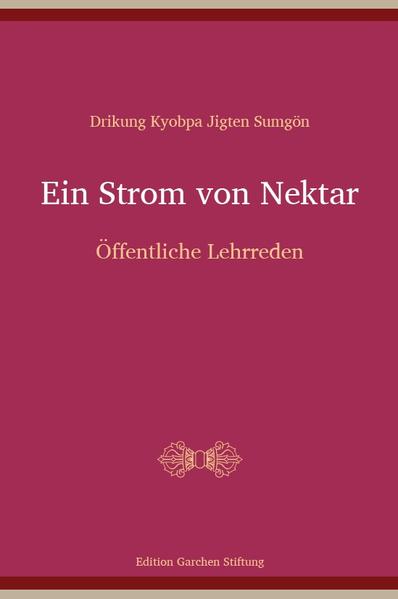 Die öffentlichen Lehrreden von Jigten Sumgön (1143-1217), dem Begründer der Drikung-Kagyü-Tradition des tibetischen Buddhismus, sind ein Quell der Weisheit. Darin erläutert er nicht nur das reine Geben und die reine Widmung, die philosophischen Grundzüge der Kagyü-Schule und die vier Yogas der Mahamudra-Tradition, sondern auch den Vajra-Körper, die Praxis mit Kanälen, Chakras und Winden, die Verantwortung der Schüler und vieles mehr. Ön Sherab Jungne, ein Herzensschüler Jigten Sumgöns, hielt verschiedene Dharma-Unterweisungen seines Lehrers in Notizen fest und kommentierte sie. Schließlich stellte Dorje Dragpa, der fünfte Linienhalter der Drikung-Kagyü-Überlieferung, die Texte in der vorliegenden Form zusammen. Tibetisch-deutsche Ausgabe