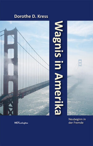 Im August 1989 ist es endlich soweit. Kristina Kramer darf mit ihren beiden Kindern aus dem kleinen Erzgebirgsdorf in die USA ausreisen, um mit ihrem amerikanischen Ehemann Will ein gemeinsames Leben zu beginnen. Von nun an sollte alles einfach sein, glauben sie. Doch schon sehr bald stellen sie fest, dass nicht nur eine neue Ehe mit zwei halbwüchsigen Kindern eine große Herausforderung darstellt, sondern auch der Umgang mit einer ganz anderen Kultur und Sprache. Dazu stellen sich ihnen weitere, nicht vorhersehbare Ereignisse und Probleme in den Weg. Werden Kristina und ihre Kinder in den USA Fuß fassen? Wird die Liebe zwischen der Deutschen und dem Amerikaner den Schwierigkeiten standhalten? Dieses spannende, autobiografisch geprägte Buch erzählt vom Neuanfang in einer fremden Welt, von der Kraft der Liebe und dem Willen, das Schicksal in die eigenen Hände zu nehmen. Dorothe D. Kress, geboren und aufgewachsen in Halberstadt, lebte nach Abitur und Pädagogikstudium mehr als zwanzig Jahre in Sachsen. 1989 emigrierte sie in die USA, wo sie ihre Lehrtätigkeit fortsetzte. Seit 2003 ist sie als Autorin in Kalifornien und Deutschland tätig. 2011 veröffentlichte sie ihren autobiografischen Roman „Das Wagnis - Die Geschichte einer Ausreise“, dessen Fortsetzung hiermit vorliegt.
