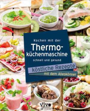 Gesundes aus einem Topf schnell und unkompliziert auf den Tisch zu bringen, ist heute, Dank unserer modernen Technik, mit der Thermoküchenmaschine kein Hexenwerk mehr. Alles aus einem Topf, das ist die Devise, wenn es schnell gehen und der Geschmack aller Familienmitglieder und Gäste getroffen werden soll. Wir haben in dem vorliegenden Kochbuch eine Vielzahl an köstlichen Rezepten gesammelt und für Sie ausprobiert. Bekannte einheimische Gerichte finden Sie neben exotischen Kreationen – lassen Sie sich überraschen, wie köstlich sie schmecken! Die einzelnen Zutaten sind aufeinander abgestimmt, sie können je doch ganz nach Ihrem persönlichen Geschmack ergänzt oder kombiniert werden. Alle Rezepte sind übersichtlich zusammengestellt, durchgehend mit farbigen Abbildungen versehen und Schritt für Schritt erklärt. Viele Tipps und Tricks garantieren den Erfolg. Gutes Gelingen und viel Spaß beim Kochen, Backen und Genießen.