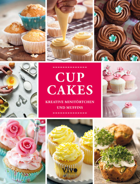 Muffins und Cupcakes sind die Stars bei Familienfesten, Partys und Kaffeekränzchen. Kein Wunder, denn so vielseitig, kreativ und ausgefallen wie sie sind, begeistern die kleinen Küchlein jedes Mal aufs Neue. Entdecken Sie jede Menge Rezepte, die Sie und Ihre Lieben begeistern werden: von klassisch feinen Cupcakes über witzige Motiv-Törtchen bis hin zu kreativen Variationen für festliche Anlässe jeder Art. Lassen Sie sich von saftigen Teigen, cremigen Toppings und phantasievollen Deko-Elementen inspirieren und machen Sie aus jedem Mini-Kuchen ein wahres Kunstwerk. Und wer es lieber deftig und pikant mag, findet jede Menge Ideen für herzhafte Muffins und würzige Cupcakes. Also ran an den Ofen und viel Freude beim Backen!