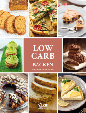 Low Carb ist derzeit in aller Munde! Denn wer auf Kohlenhydrate verzichtet, ernährt sich leicht, gesund und verliert überflüssige Pfunde. Low Carb bedeutet aber nicht, auf Kuchen, Torten und Brot verzichten zu müssen. Entdecken Sie in diesem Buch eine Vielzahl an kohlenhydratarmen Rezepten, die Schlemmen ohne schlechtes Gewissen möglich machen. Zaubern Sie saftige Kuchen, cremige Torten, feine Muffins und knusprige Kekse, die wunderbar schmecken und trotzdem nicht auf die Hüften gehen. Und auch auf Brot und Brötchen muss man als Low-Carb-Anhänger nicht verzichten. Probieren Sie sich durch köstliche Rezeptideen von locker-leichtem Cloud Bread bis hin zu knackigem Low-Carb-Brot mit Kernen oder Nüssen. Und wer es gerne deftig-herzhaft aus dem Ofen mag, wird ebenfalls in diesem Buch fündig. Denn auch Pizza, Quiche & Co. gibt es in köstlichen Low-Carb-Varianten zu entdecken.