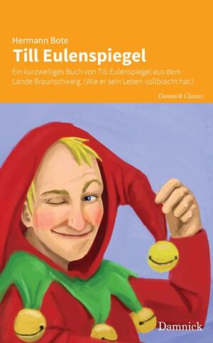 Till Eulenspiegel berichtet von den Erlebnissen des gleichnamigen Spaßmachers aus dem 14. Jahrhundert, der im Braunschweiger Land sein Unwesen trieb. Das erstmals 1510 erschienene Buch, das vermutlich von Hermann Bote, einem Braunschweiger Zollschreiber und Amtsvogt geschrieben wurde, wurde schnell zu einem Weltbestseller und bereits im 16. Jahrhundert in zahlreiche europäische Sprachen übersetzt. Die 96 Historien des Buches berichten vom Leben Eulenspiegels. Dieser verlässt seine Mutter und macht sich auf zu einer lebenslangen Wanderung über den gesamten europäischen Kontinent. Dabei geht er verschiedensten Berufen nach, zieht jedoch am Ende jeder Historie weiter. Seinen Mitmenschen spielt er Streiche, meist indem er deren Aufforderungen zu wörtlich nimmt. Bei der vorliegenden Ausgabe handelt es sich um die ungekürzte und unbearbeitete Originalfassung des Werkes. Ein begleitendes eBook kann kostenfrei von der Webseite des Damnick Verlag heruntergeladen werden.