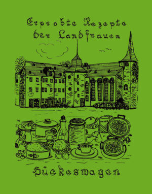 Ein Ringbuch, reich gefüllt mit einzelnen farblich unterschiedlichen Rezeptblättern - praktisch in der Handhabung, bewährt seit vielen Jahren. Die einzelnen Rezepte gehören z.B. zu den Rubriken Bergische Spezialitäten, Vor- und Zwischengerichte, Suppen und Soßen, Salate, Wild und Geflügel, Fisch, Kuchen, Kleingebäck, Getränke und Allerlei. Dieses Buch wurde 1983 von den Hückewagener Landfrauen erstellt. Der Erlös ist für gute Zwecke bestimmt.