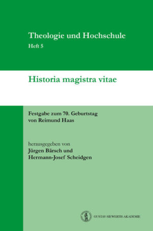 Festgabe für Prof. Dr. theol. Dr. h. c. Reimund Haas Diese Festschrift bietet einerseits eine beachtliche Zusammenstellung von theologisch-wissenschaftlichen Beiträgen, die durchaus das profilierte aka- demische, theologische und wissenschaftliche Leben von Professor Dr. theol. Dr. h. c. Lic. theol. Reimund repräsentieren. Andererseits belegt und steht sie zugleich für sein bewegtes und produktives kirchlich- wissenschaftliches Leben als Archivar, Hochschullehrer und Theologe.