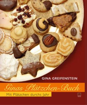 Lust auf Plätzchen? Bei Plätzchen denken alle zuerst an Weihnachten - deshalb gibts in Ginas Plätzchenbuch auch 32 Rezepte nur für Weihnachtsplätzchen: Natürlich die Klassiker, aber auch jede Menge neue Kreationen. Und: Es gibt reichlich Blitzrezepte. Tauglich fürs ganze Jahr wird Ginas Plätzchenbuch durch ihre Rzepte für viele Gelegenheiten: die Nugathasen zu Ostern, Herzen zum Valentins- oder Muttertag und Teegebäck mit den Aromen von Zitrone, Kokos, Erdbeeren, Kirschen und und und. Last but not least widmet Gina Greifenstein ein Kapitel den salzigen Plätzchen: selbstgebackenes Aperogebäck zu Sekt, Sherry oder Bier, gewürzt mit Käse, Kräutern, mit südlichen oder asiatischen Aromen. Kurz: Plätzchenverführung pur - unter den mehr als 80 Rezepten finden auch Sie Ihre Lieblingsplätzchen für jeden Anlass!