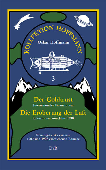 Im Mittelpunkt des „internationalen Finanzromans“ DER GOLDTRUST steht der russische Chemiker Wassilowitsch, ein „Adept“ der Alchimie, dem die künstliche Herstellung von Gold gelungen ist. Statt durch dieses Werk reich und glücklich zu werden, wird er zum Spielball staatlicher und privater Mächtegruppen und verfällt schließlich einer Frau, mit der zusammen er auf seiner endlichen Flucht mit einem Ballon den Tod findet. Der Goldtrust, dessen Hauptperson unter dem Namen Nikitin in einer in Italien spielenden Episode des Romans noch einmal in der 1912 erschienenen kurzen Erzählung König Mammon wiederkehrt, thematisiert das klassische Motiv des mehr oder weniger erfolgreichen Goldmachers und sein ewiges Scheitern. Dieser erstmals 1907 als Pilotband der späteren Reihe der CHAMPION- ROMANE im Verlag Hermann Seemann Nachfolger, Berlin und Leipzig, erschienene Roman zeichnet sich durch eine, im Vergleich etwa zu Die Eroberung der Luft, durchgängige Dramatik und Spannung aus, was ihn heute noch lesbar macht. Gegenstand des „Kulturromans vom Jahre 1940“ DIE EROBERUNG DER LUFT ist die in die (damalige) Zukunft der Jahre 1940 und 1941 fortgeführte Entwicklung der Luftfahrt, insbesondere auf militärischem Gebiet, samt ihren und Begleiterscheinungen und Folgen im Verlauf eines für das Jahr 1941 (da war wirklich Weltkrieg!) geschilderten Weltkrieges.