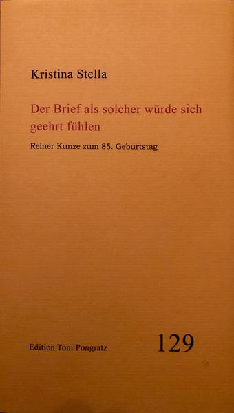 über den Briefwechsel zwischen Elisabeth und Reiner Kunze, mit Abbildungen von selbstgestalteten Briefumschlägen