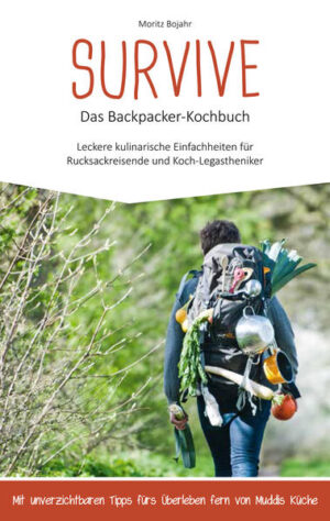 Wenig Geld, winzige Küchen, kaum Frisches, aber immer Riesenhunger. Wer als Backpacker unterwegs ist, hat’s schwer, einigermaßen gesund satt zu werden. Moritz Bojahr ging das nicht anders. Als er nach dem Abi durch Neuseeland reiste, musste er in miserabel ausgestatteten Hostelküchen auf verranzten Öfen mit Topf und Kochlöffel improvisieren. Er bekochte mit Mini-Budget und viel Kreativität Hungrige aus aller Welt, sammelte von Reisebekanntschaften bewährte Unterwegs-Rezepte - und erfuhr: Kochen macht satt, zufrieden und beliebt. Freundschaft geht eben durch den Magen. In diesem Buch stellt er seine Rezepte vor, die auch prima in jede WG-Küche passen. Dazu gibt’s Tipps, Tricks und Überlebens-Weisheiten.