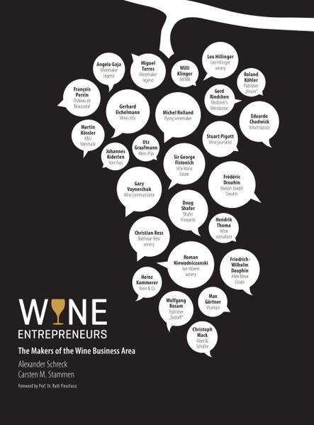 Successful entrepreneurs shape and move the wine business - as producers, merchants, publishers, communicators, organizers, or consultants. They are initiators, opinion leaders, and creators. They are shaped by spirit, creativity and assertiveness. “Wine Entrepreneurs” is a book about the recipes and stories of success of these strong and dedicated people. “Wine Entrepreneurs” is about entrepreneurial thinking and acting, about innovations and values, decisions, leadership, and motivation - not only on an academic level but a very pragmatic one as well. In this book, 25 wine entrepreneurs talk about their own path to success and their personal experience about being an entrepreneur. The following wine entrepreneurs have been participating in the project: Heinz Kammerer, founder of Wein & Co