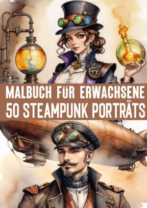 Tauche ein in die faszinierende Welt des Steampunk mit unserem "50 Fantastische Steampunks Porträts Malbuch für Erwachsene & Teens"! Mit 50 professionell gestalteten Motiven bieten wir dir die perfekte Gelegenheit, dem Alltag zu entfliehen und in die Ära der Dampfkraft und mechanischen Wunder einzutauchen. Dieses einzigartige Malbuch präsentiert eine vielfältige Auswahl an Steampunk- Personen, angefangen von neugierigen Kleinkindern bis hin zu weisen Großeltern, sowie Männer und Frauen aus den verschiedensten Steampunk- Berufen. Begib dich auf eine Reise durch die Zeit und entdecke tüftelnde Ingenieure, elegante Luftschiffkapitäne, furchtlose Abenteurer und mehr! Dieses Steampunk- Malbuch für Erwachsene hat folgende Eigenschaften: *Seitenformat: 8,5 x 11 Zoll *Professionell gestaltete Seiten *Hochauflösender Druck *Hochwertige Grafiken vom Designer *Fördert Entspannung, Kreativität, Freude und Spaß *50 Steampunk- Motive für Erwachsene und Jugendliche *Blätter nur einseitig bedruckt *Ein Steampunk- Motiv pro Blatt Papier Jedes Bild wurde mit Liebe zum Detail erstellt, um dir ein unvergessliches Malerlebnis zu bieten. Nutze dieses Buch, um Stress abzubauen, deine Kreativität zu entfesseln und einfach Spaß zu haben. Ob du ein erfahrener Künstler bist oder gerade erst anfängst, dieses Malbuch ist für jeden geeignet, der sich für die Welt des Steampunk begeistert. Also schnapp dir deine Malstifte und mach dich bereit für Stunden voller Entspannung, Freude und kreativer Inspiration.