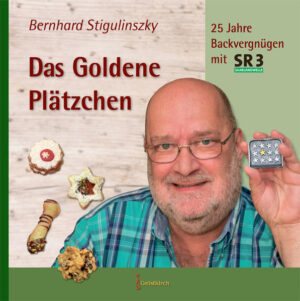 25 Jahre Plätzchenbacken mit SR 3 Saarlandwelle. Der Wettbewerb „Das Goldene Plätzchen“ ist ein Dauerbrenner im Radio. Bernhard Stigulinszky hat jetzt einen Querschnitt durch die Rezepte eines Vierteljahrhunderts „Goldenes Plätzchen“ zusammengestellt und teilweise mit Bildern, teilweise mit klugen Gedanken zu einem Buch verarbeitet. Sie fi nden da jede Menge traditionelle und moderne Backideen