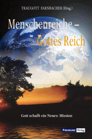 „Reich Gottes“-zentrales Thema der Bibel, gerade im Lehren und Leben Jesu ist zugleich Inbegriff der Mission Gottes in Seiner Welt. Reiche der Menschen und das kommende Reich Gottes sind sehr verschieden.  Erstere vergehen-Gott aber schafft ein Neues. Christus auf Seinem Weg durch die Zeiten und Kulturen lädt ein-zu Glauben und Nachfolge, Weitersagen und Tun des Rechten. In seinen Fußspuren laden zur Mitwirkung an seiner Mission Berufene, ob in der Ferne oder Nähe, zu Hoffnung, Glaube und Liebe ein. Mit dieser Mission sind sie Lichter der Welt, Salz der Erde-die sie braucht. Sie wollen Gottes Ankommen zur Erlösung, Heilung und Erneuerung Wege bahnen. Kirchliches Lehren und Handeln braucht den Fokus des Reiches Gottes. Dieses Buch bringt Vorträge eines Studientages, die Predigt zum Kernthema-im Rahmen des Übergangs von Traugott Farnbacher 2019 in eine neue Lebens- und Berufungsphase nach dem offiziellem Dienst, damit verbunden Schreiben zur Thematik Reich Gottes, Mission, Gottes Schaffen. Ergänzend ein Anhang von Begleitungsworten segensreicher Weggefährten.