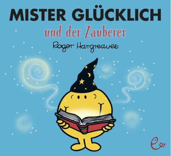 Mister Glücklich findet ein Zaubersprüchebuch in der Bücherei und wendet einige davon bei seinen Freunden an. Die Reihe wurde mit dem German Design Award 2018 in der Kategorie Books and Calendars ausgezeichnet. Die Kultserie entstand im Jahr 1971. Ihr Schöpfer ist Roger Hargreaves, der bis zu seinem frühen Tod über 80 verschiedene Charaktere schuf. Inzwischen führt Sohn Adam die Reihe fort, bis heute entstehen laufend neue Titel. Die Figuren sind genial einfach und doch unglaublich ausdrucksstark, ansprechend, witzig und pointiert, ein höchst humorvoller Kosmos der verschiedensten menschlichen Eigenschaften und Charakterzüge. Mr. Men Little Miss ist eine der erfolgreichsten Kinderbuchreihen der letzten Jahrzehnte und erscheint seit 2010 im Susanna Rieder Verlag in neuer deutscher Übersetzung.