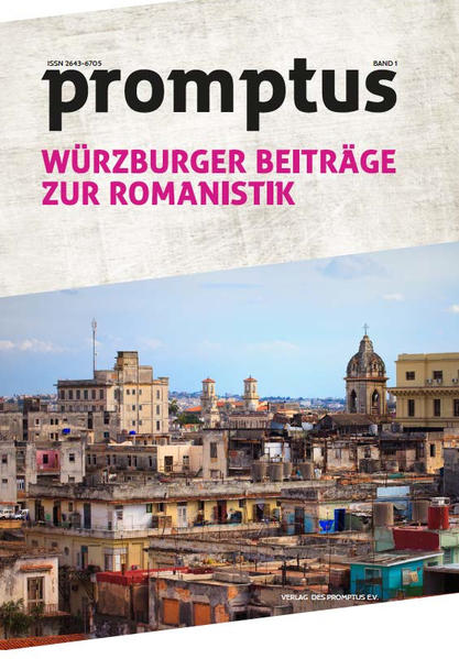 promptus - Würzburger Beiträge zur Romanistik | Bundesamt für magische Wesen