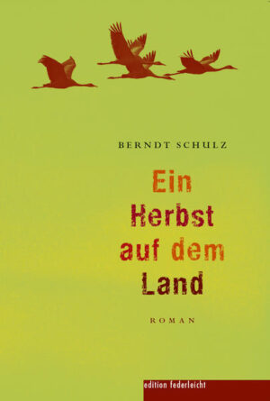 Der Ruf der Kraniche bewegt im Herbst eine ganze Region. Was wollen sie uns erzählen? Als eines Tages ein Sonnenvogel vom Himmel stürzt, befürchten die Menschen das Schlimmste. Spannend wie ein Krimi ist die Erzählung von Berndt Schulz über den Lehrer Johannes Meiner, der aufs Land geht, um im letzten schönen Herbst vor dem Virus junge Menschen für Literatur zu begeistern. Und er soll das Rätsel einer hochbegabten Poetin lösen, die eines Tages spurlos verschwindet. "Kraniche sind Erzähler. Sie erscheinen am sonnenüberfluteten Himmel und wollen uns eine Geschichte erzählen. Wir lauschen gebannt. Wie lautet die Botschaft? Das müssen wir unbedingt herausfinden! Aber sie fliegen weiter. Die spannende Geschichte aus fernen Ländern werden uns die Vögel hoffentlich bei ihrer Rückkehr erzählen. Und eines Tages sind sie wieder da! Sie erzählen von all ihren Reisen. Und endlich verstehen wir. Und sind glücklich."