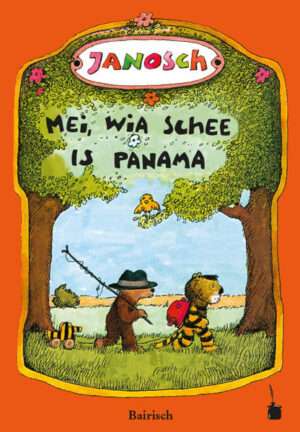 Bairische Übersetzung des mit dem »Deutschen Jugendliteraturpreis« ausgezeichneten Kinderbuchklassiker von Janosch (Horst Eckert) »Oh, wie schön ist Panama« (1978).