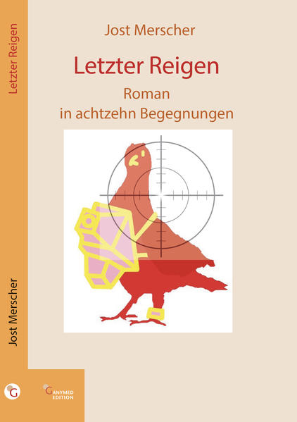 Zufall? Fügung? Verhängnis? Angela, Frank-Walter, Peter, Hulda, Lars, Jacky, Götz-Georg, Veno, Justine, Donaldine, Vicco, Wladimir, Lutz, Mimi, Franz, Evelyn, Fabian, Falco - achtzehn Menschen begegnen einander inwechselnden Paarungen, mal vertraut, mal skurril, mal tragisch, mal banal, immer aber: fatal. Nach und nach entsteht so ein grotesker Todesreigen von seltsam unerbittlicher Mechanik. Ein für alle Beteiligten letzter Reigen, in dem zu allem Überfluss auf vertrackte Weise immer wieder Tauben eine verhängnisvolle Rolle spielen - bis sich der Kreis schließt.