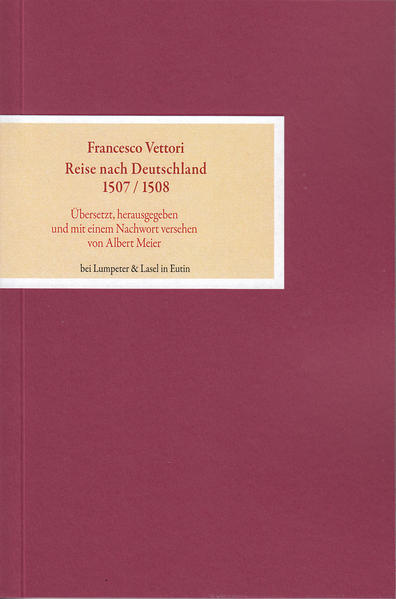 Der Erfahrungsbericht des florentinischen Gesandten Francesco Vettori zum Reichstag unter Kaiser Maximilian I. in Konstanz 1507 und seine Erlebnisse im Gefolge des Kaisers, zum ersten Mal übnersetzt. Schilderungen von Land und Leuten wechseln sich ab mitz kleinen novellistischen Erzählungen.