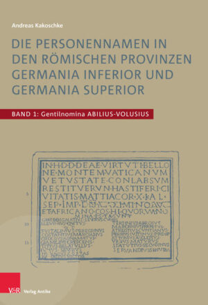 Die Personennamen in den römischen Provinzen Germania inferior und Germania superior | Bundesamt für magische Wesen