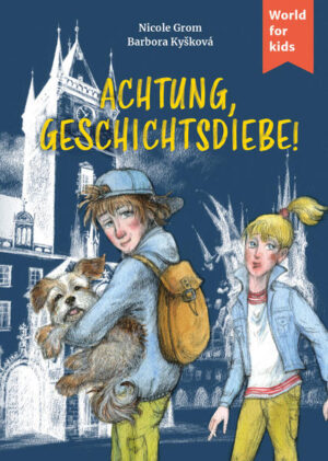 PRAG IN DEN HÄNDEN DER GESCHICHTSDIEBE! GEFAHR! Eigentlich haben Pavel, Jana und ihr Hund Streusel genug damit zu tun, ihrem Nebenjob als Prager Geister auf Touristenführungen nachzukommen und jeden Sonntag den Geschichten der geheimnisvollen Museumsleiterin Frau Vondráčková zu lauschen. Doch plötzlich geschehen beängstigende Dinge in Prag. Die Firma, eine geheime Untergrundorganisation, will das Herz der Stadt stehlen und sie in eine Geisterstadt verwandeln. Pavel, Jana und Streusel nehmen den Kampf gegen die Firma und ihre gruseligen Helfer auf. Ob sie es schaffen werden, Prag aus dem kalten Griff zu befreien? Ein wortgewaltiger Kinderroman inmitten der berühmten Altstadt Prags von der Historikerin Nicole Grom. Mit Zeichnungen der tschechischen Illustratorin Barbora Kyšková.