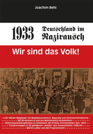 1933 - Deutschland im Nazirausch | Joachim Behl