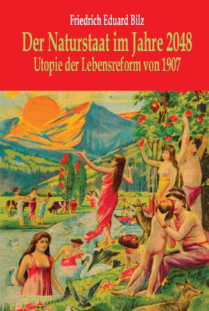 Die einzige ganzheitliche Utopie der Lebensreformbewegung von 1907 ist ein Musterbeispiel der frühen deutschen Science Fiction. Ein Roman für Alle, die die Hoffnung nicht aufgeben, dass die Menschheit durch eine globale nachhaltige Entwicklung doch noch ihren Planeten für die kommenden Generationen retten wird, wozu einer Europas bedeutendster Lebensreformer um 1900, F. E. Bilz (1842 - 1922), dessen Naturheilkundebuch in einer Auflage von ca. 5 Millionen Exemplaren verbreitet wurde, schon 1907 gangbare Wege aufgezeigt hat. Und: Ein Roman für Alle, die die klassische deutsche Science Fiction lieben mit Antigravitations-Flugmaschinen und telekinetisch begabten Marsmenschen, die die Erdschwere aufheben können und ohne Raumschiffe körperlos interplanetarisch reisen, um sich dann auf anderen Planeten wieder zu rematerialisieren, und die die Menschheit in einer "intellektuellen Invasion" im Jahre 2048 zu einer naturgemäßen Lebensweise führen. Im Jahr 2048 haben sich die europäischen Staaten mit den USA zu einem Friedensbund zusammengeschlossen, alle Menschen sind gleichgestellt, finden einen Lebensabschnittspartner auf Heiratsmärkten, arbeiten nur noch täglich 3 Stunden und haben ein ausreichendes Grundeinkommen. Tiere sind gesetzlich geschützt und die Ernährung ist ausschließlich vegetarisch. Es gibt eine einheitliche Weltsprache und -schrift und nur noch eine Weltreligion. Man geht stets barfuß und leichtbekleidet und wird dank einer naturgemäßen Lebensweise und einer praktizierten Naturheilkunde durchschnittlich 100 Jahre alt. Das Wetter kann manipuliert werden, die Sahara wurde bewässert und ist eine Seenlandschaft, Eisenbahnlinien führen in Unterwasser-Tunneln vom Kontinent zu England und durch den Atlantik zu den USA. Doch erst der telegraphische Kontakt mit den Marsianern führt dank deren Errungenschaften zu einer nachhaltigen Umgestaltung der Erdgesellschaft mit einem Schutz der Wälder und der Reinhaltung der Luft, sodass eine neues Verkehrszeitalter mit Antigravitations-Flugmaschinen und eine „kohlenlose Zeit“ anbricht, regenerative Energien wie die Wasser- und Windkraft genutzt werden und die bereits auf dem Mars verwirklichten Sonnen- und Gezeitenkraftwerke auch auf der Erde zu einer Elektrifizierung der Welt führen und sich die Menschheit in einem Weltstaatenbund zusammenschließt. Bilz setzt in seinem Roman konsequent die Überzeugung aus seinem Sachbuch "Der Zukunftsstaat" von 1904 belletristisch um: „Die Menschen müssen unter Vormundschaft gestellt werden. Wenn die gegenwärtige Generation nun einmal noch nicht fähig ist, sich auf allen Gebieten vernünftig und naturgemäß einzurichten, so muß sie einfach unter Vormundschaft gestellt werden, bis sie das Naturgemäße, das vernünftige Denken und Handeln, gelernt hat.“ Auch Bilz´ nun mehr als 110 Jahre alte Botschaft ist dabei eindeutig: „Wer sich von der Natur entfremdet, hat keine Zukunft.“ Bilz hat 1907 die erste ökologische und einzige ganzheitliche Utopie der Lebensreform verfasst, da er nicht nur die großen Strömungen der Lebensreformbewegung um 1900, so Naturheilkunde, die Ernährungsreform (einschließlich des Vegetarismus und der Antialkoholbewegung), die Freikörperkultur und die Siedlungsbewegung, sondern auch die Reformpädagogik und die Sexual-, Kleidungs- und Wohnungsreform hat er in seinem Roman sämtlich ausführlich dargestellt und belletristisch umgesetzt, womit dieser auch heute noch als ein bedeutendes zeitgeschichtliches Dokument zumindest in der auf den utopischen Teil begrenzten, vorliegenden Ausgabe sehr lesenswert, von bleibendem Wert und aktueller denn je ist.