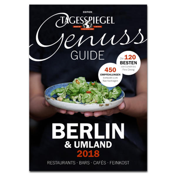 Über 450 gute Adressen für Feinschmecker Im neuen Tagesspiegel Genuss-Guide finden Sie die besten Restaurants, Cafés, Bars und Feinkost-Adressen in Berlin und Brandenburg - unabhängig, ausgewählt, anonym getestet und kritisch bewertet. Für Sie kompakt zusammengestellt von den „Tagesspiegel Genuss“-Experten. - 12 Top-Listen von Lunch bis Fine Dining - Themenseiten zu Brunch, Biergärten und peruanischer Trendküche - Übersichtliche Suche nach Namen, Bezirken und Küchenstil - Die wichtigsten Adressen für Gut-Ausgehen in Potsdam und dem Berliner Umland